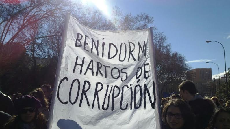 BENIDORM HARTOS DE CORRUPCIÓN