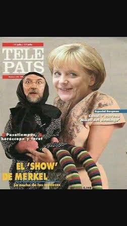 RAJOY EN BRAZO DE MERKEL