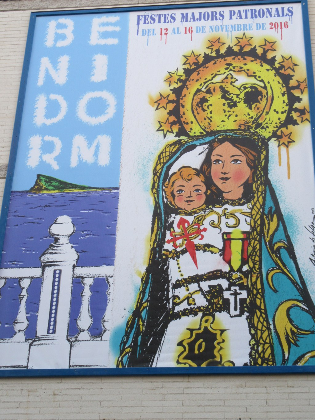 Benidorm presenta su cartel anunciador de les Festes Majors Patronals&nbsp;2016