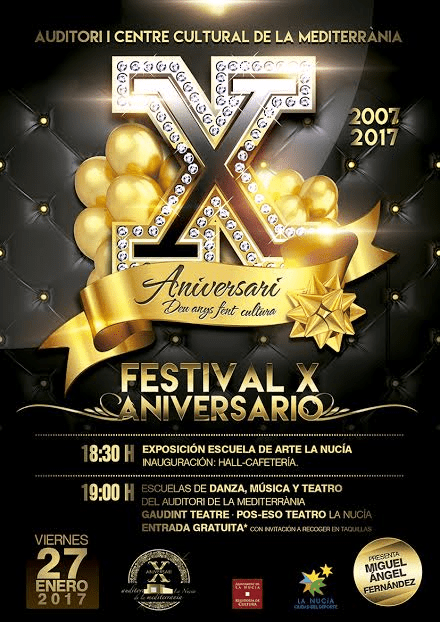 LA NUCIA.- X ANIVERSARIO CENTRO CULTURAL DE LA&nbsp;MEDITERRÀNIA