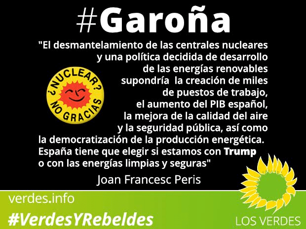 LOS VERDES PIDEN EL CIERRE DE&nbsp;GAROÑA