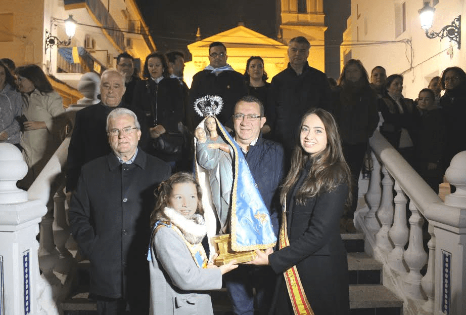 Benidorm conmemora al alba el 277 aniversario de la llegada de su&nbsp;patrona
