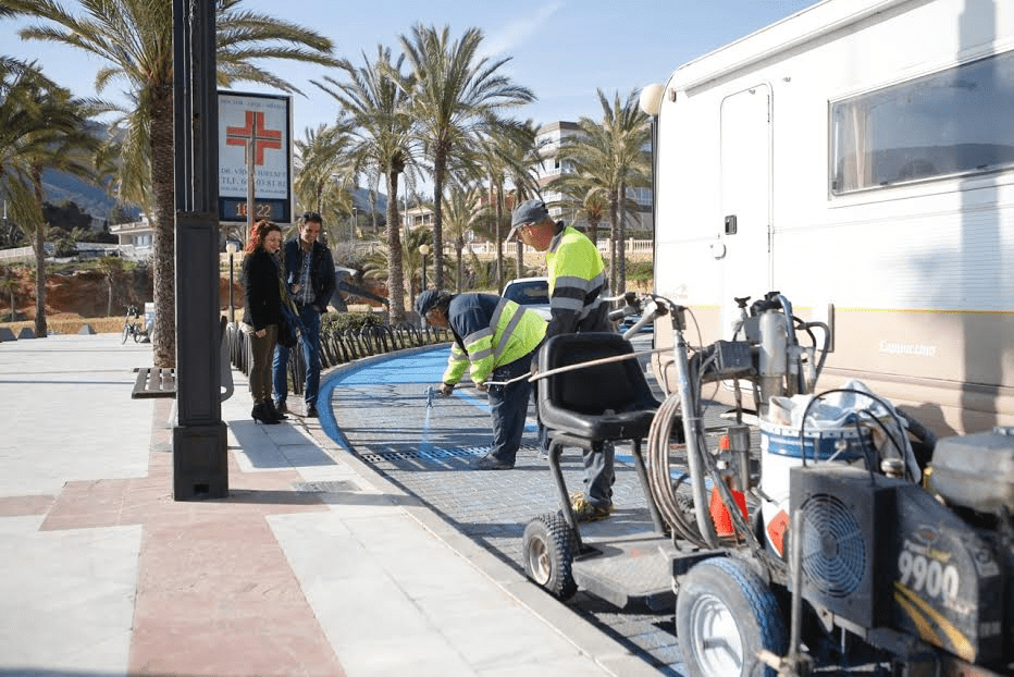 L’ALFAS.- LOS ARREGLOS EN LA PLAYA&nbsp;L’ALBIR
