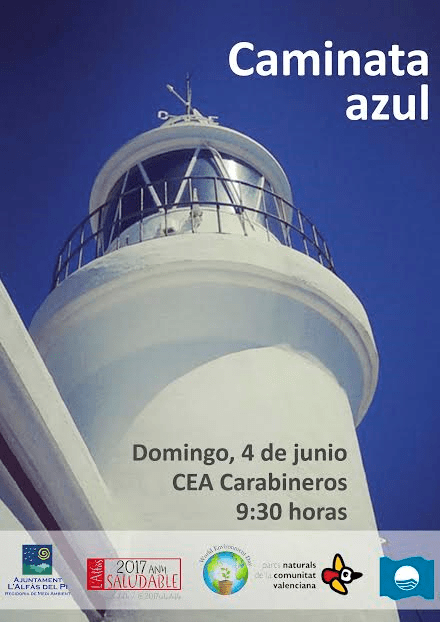 L’Alfàs presume de belleza con la celebración de la Ruta Azul entre el CEA Carabineros y el Faro de l’Albir