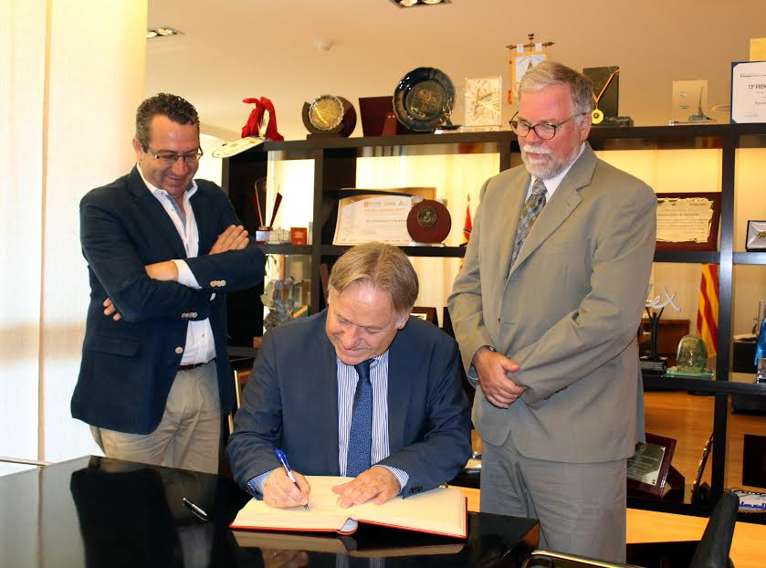 Benidorm.- norske ambassadøren besøk til&nbsp;ordfører