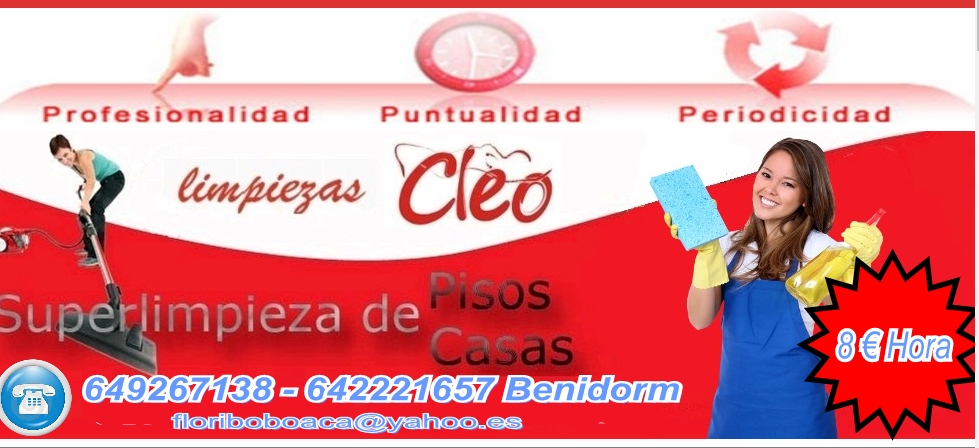 QUEJAS SOBRE LA EMPRESA: «LIMPIEZAS&nbsp;CLEO»