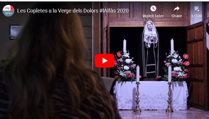 L’Alfàs.- LES COPLETES A LA VERGE DELS&nbsp;DOLO..