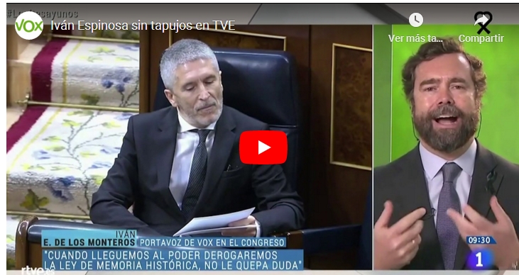 IVÁN ESPINOSA SIN TAPUJOS EN&nbsp;TVE