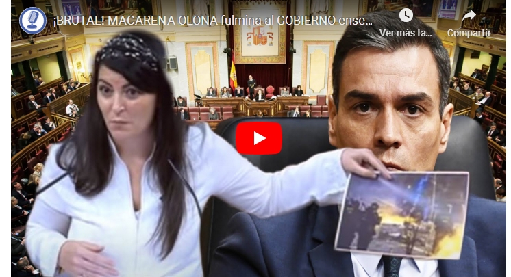 Politica.- ¡BRUTAL!,MACARENA OLONA FULMINA A&nbsp;SANCHEZ