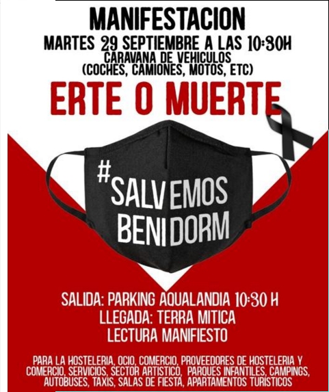 Los empresarios de Benidorm solicitarán a Bruselas la intervención del Gobierno si no se amplían los ERTE
