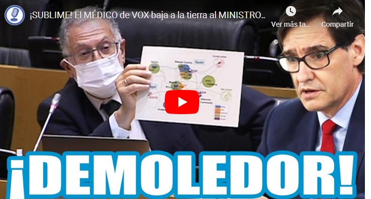 ¡ SUBLIME!.EL MEDICO DE VOX BAJA A LA TIERRA