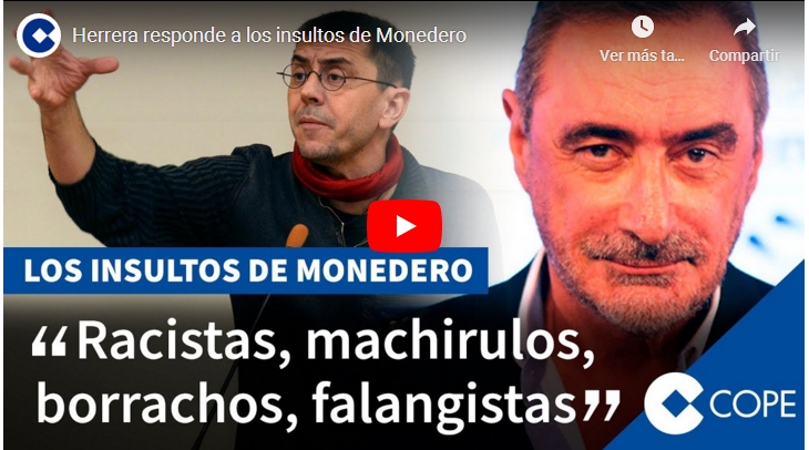 HERRERA RESPONDE A LOS INSULTOS DE&nbsp;MONEDERO