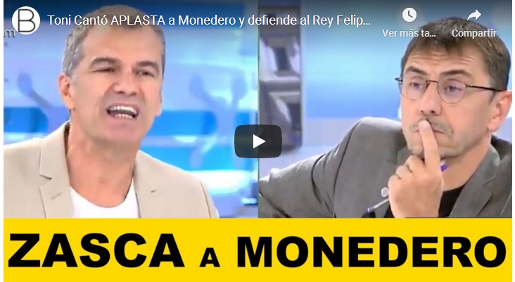 TONI CANTÓ APLASTA A MONEDERO