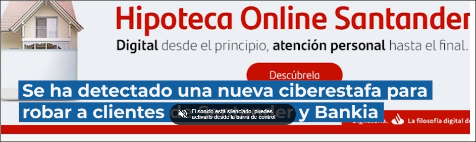Si te llegan estos correos de Banco Santander o Bankia te están intentando robar el&nbsp;dinero