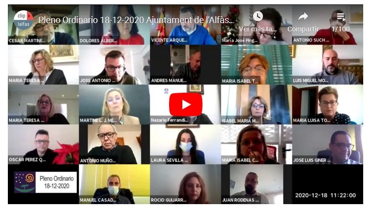 L’Alfàs.- PLENO ORDINARIO