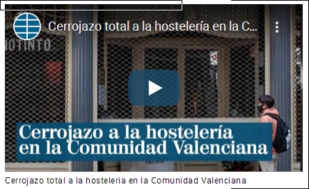 Cierre total de la hostelería en la Comunidad Valenciana y el comercio solo abrirá hasta las&nbsp;seis