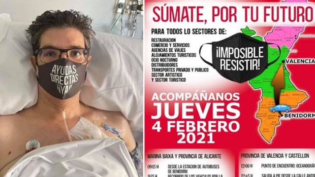 El mensaje desde la UCI de un hostelero contagiado de coronavirus a Pedro Sánchez y Ximo&nbsp;Puig