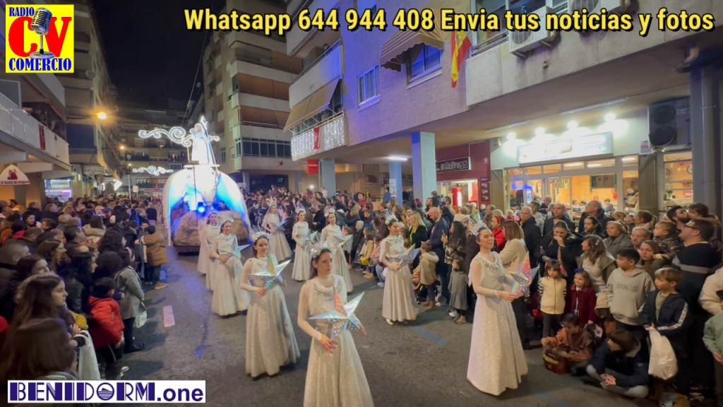 Cabalgata de reyes 2023 en Benidorm Calle&nbsp;Ruzafa