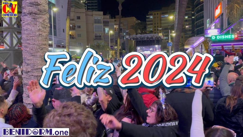 Benidorm noche vieja fin 2023 comienzo&nbsp;2024