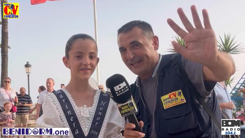 Ofrenda de flores a la virgen del Carmen la Reina de los&nbsp;mares.